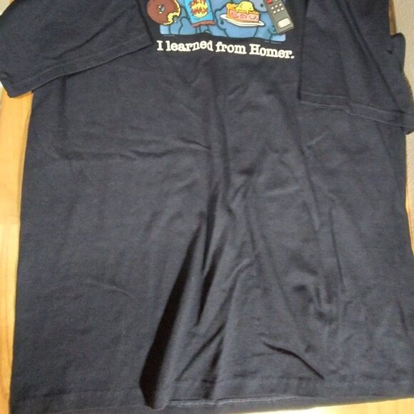 Vintage Simpsons All I Know I Learned From Homer T-Shirt - Picture 3 of 8